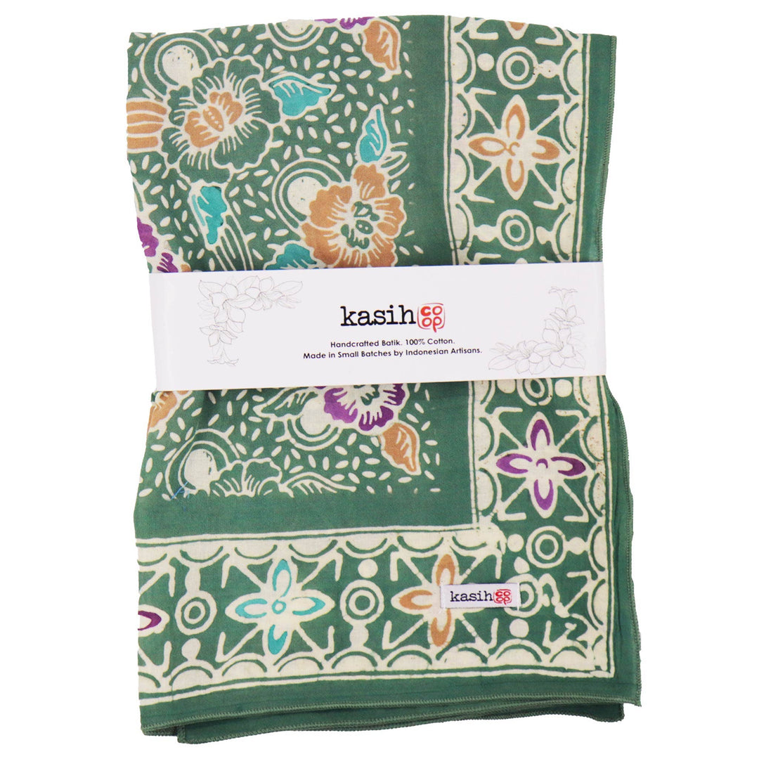 Hand Dyed Batik Bandana, 100% Soft Cotton - Meadow Collectivebandana