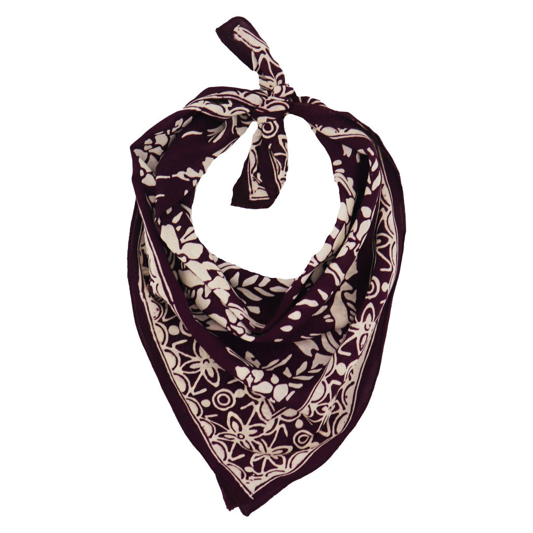 Hand Dyed Batik Bandana, 100% Soft Cotton - Meadow Collectivebandana