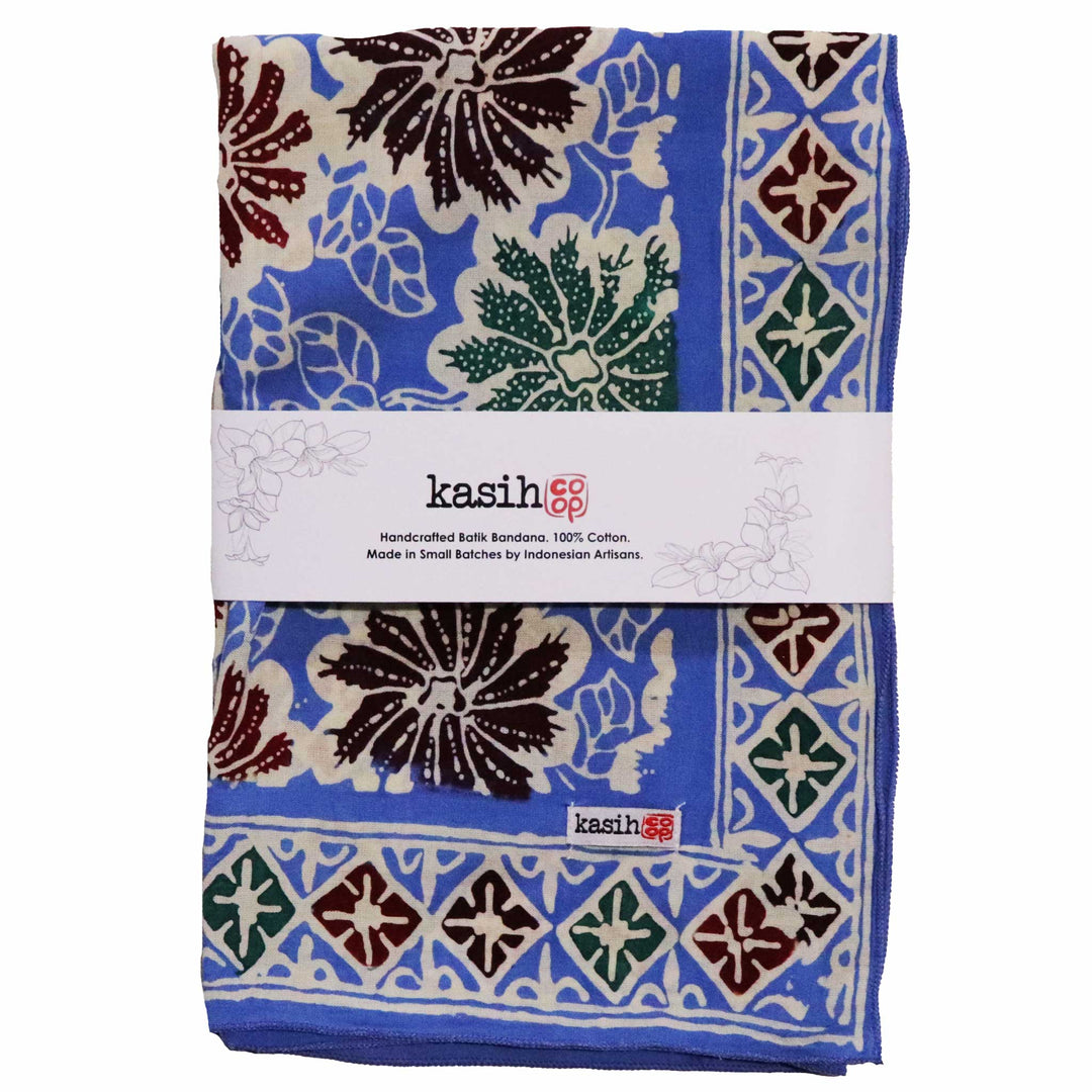 Hand Dyed Batik Bandana, 100% Soft Cotton - Meadow Collectivebandana