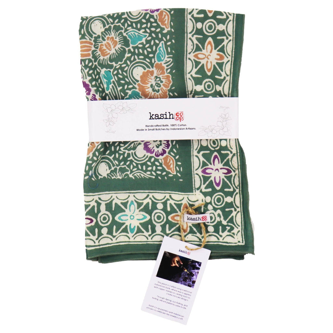 Hand Dyed Batik Bandana, 100% Soft Cotton - Meadow Collectivebandana