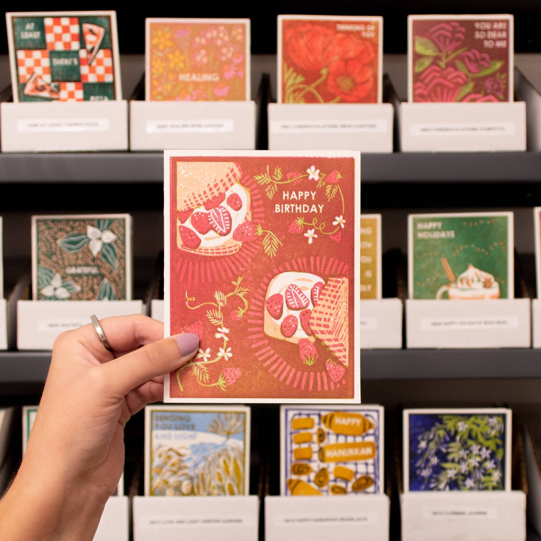 Happy Birthday (Strawberry Shortcake) Card - Meadow Collectivebirthday card