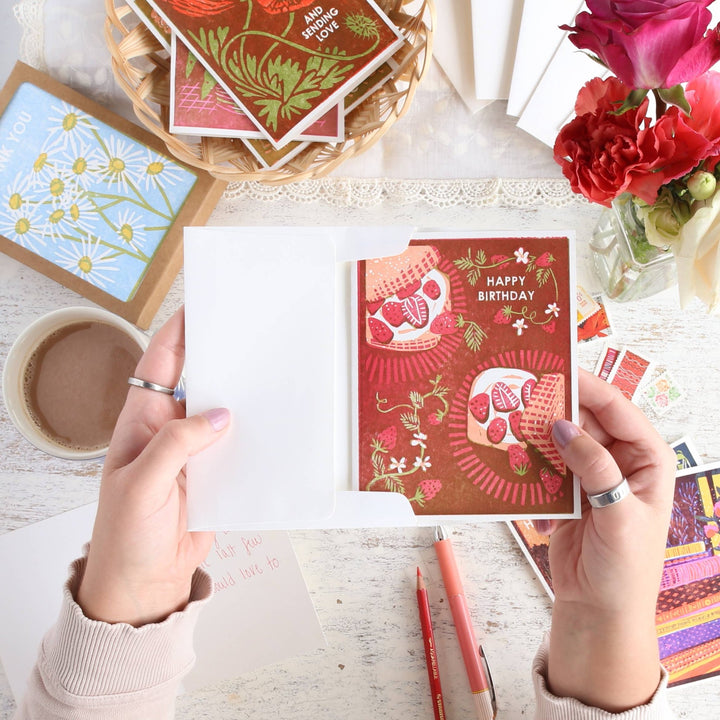 Happy Birthday (Strawberry Shortcake) Card - Meadow Collectivebirthday card