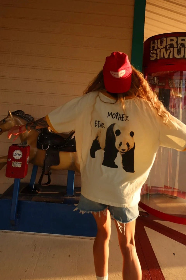 Happy Little Mother Titty Tee- Mother Bear - Meadow Collectiveoversized tee