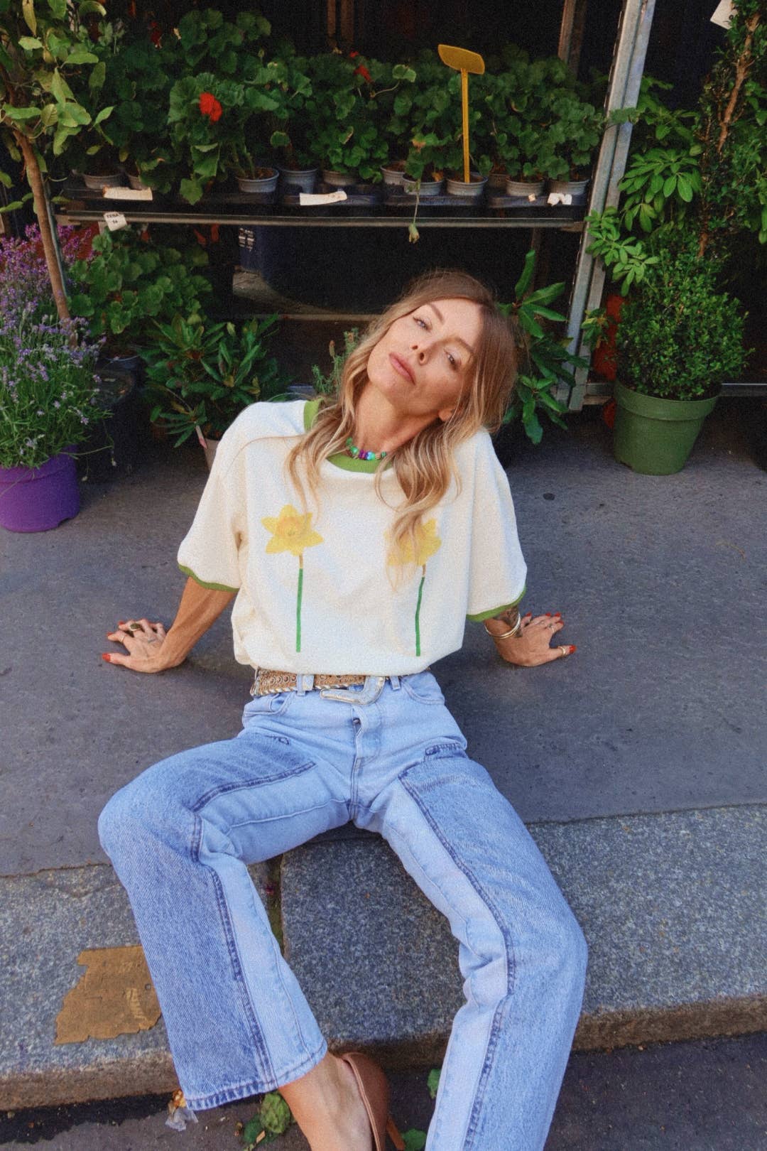 Happy Little Mother Titty Tee - Mother Earth - Meadow Collectiveoversized tee