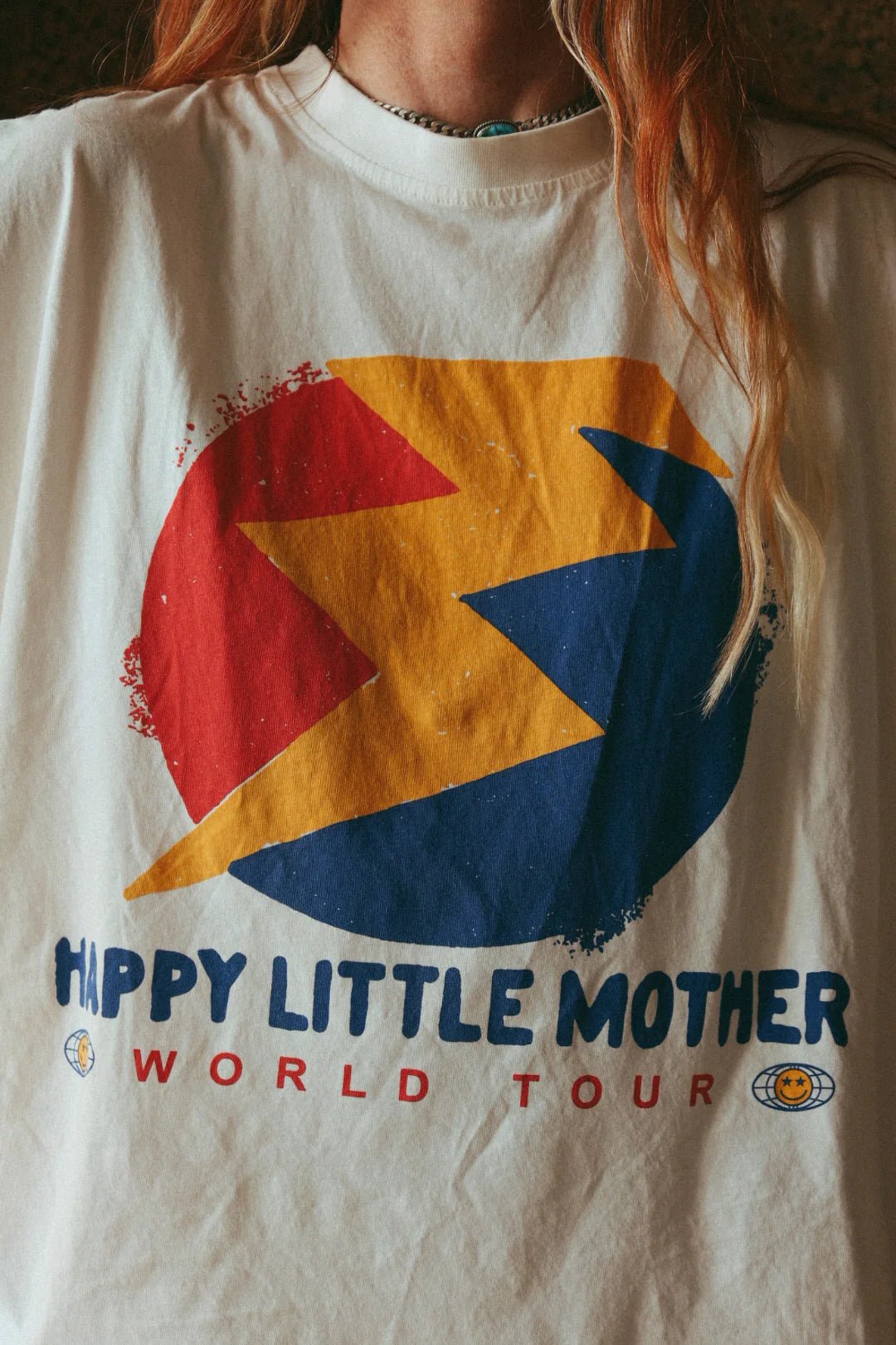 Happy Little Mother World Tour Tee - Meadow Collectiveoversized tee