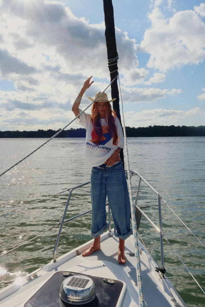 Happy Little Mother World Tour Tee - Meadow Collectiveoversized tee