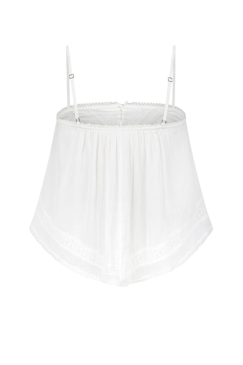 Hera Lace Crop Salt - Meadow Collectivecami