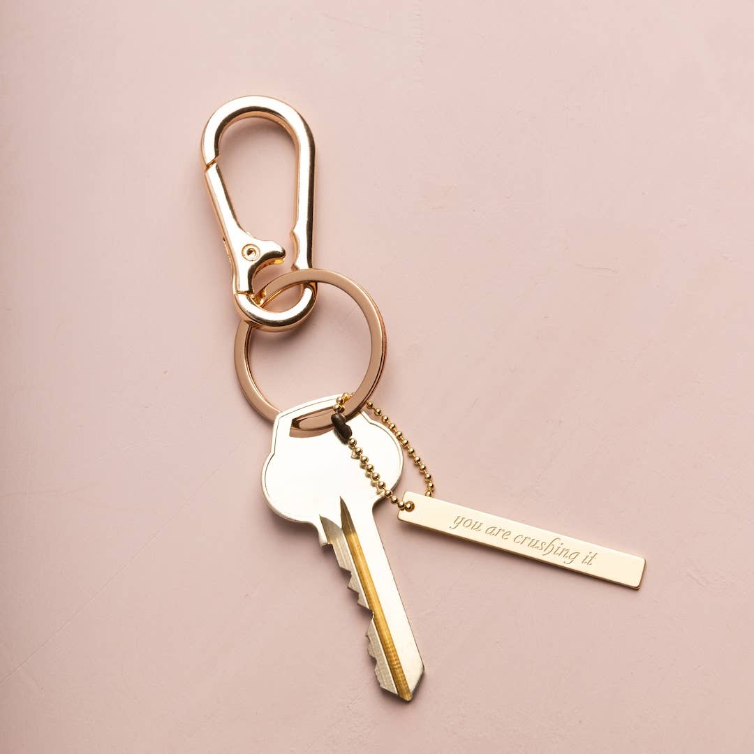 Hidden Message Bracelet - F♥cking Awesome/Aquamarine/Gold - Meadow Collectivebracelet