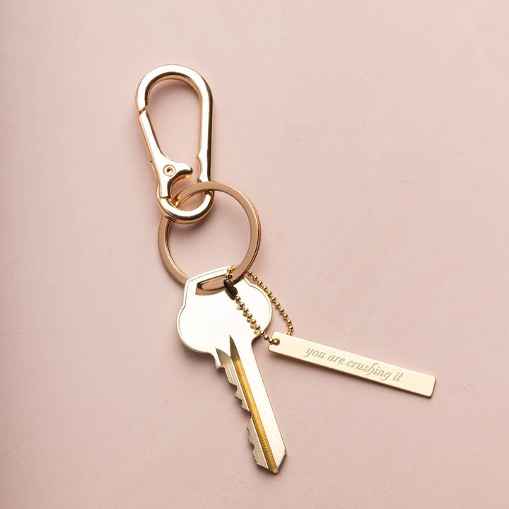 Hidden Message Bracelet - F♥cking Awesome/Aquamarine/Gold - Meadow Collectivebracelet