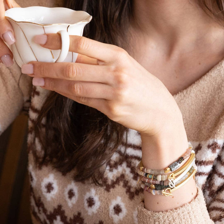 Hidden Message Bracelet - Unstoppable/Chiltonite/Gold - Meadow Collectivebracelet