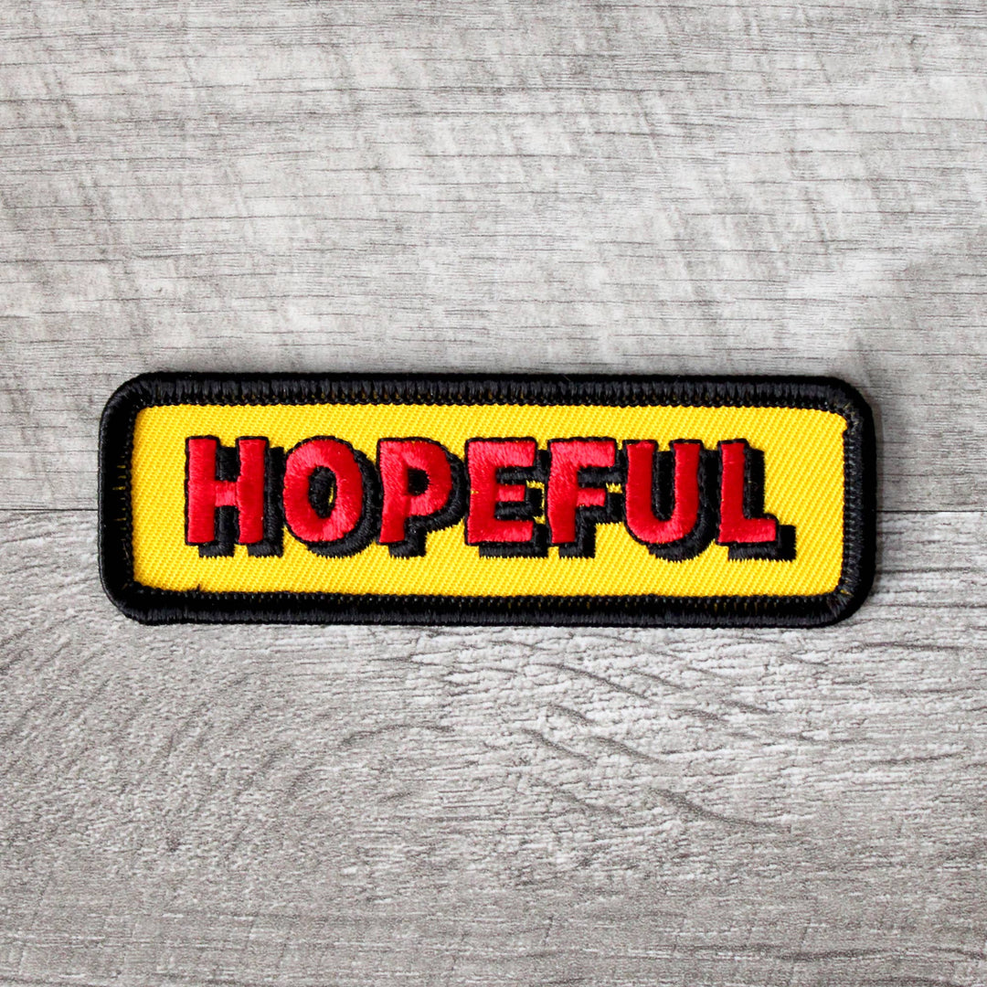 Hopeful Embroidered Patch - Meadow Collectiveembroidered patch