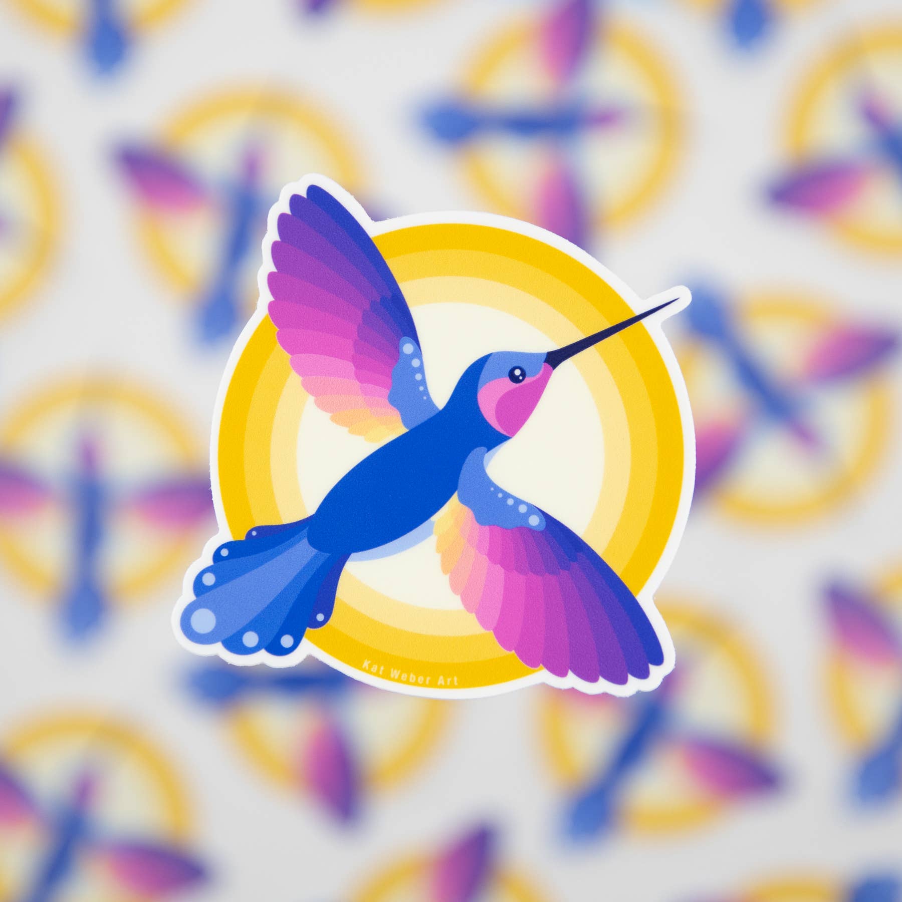 Hummingbird Sticker - Meadow Collective