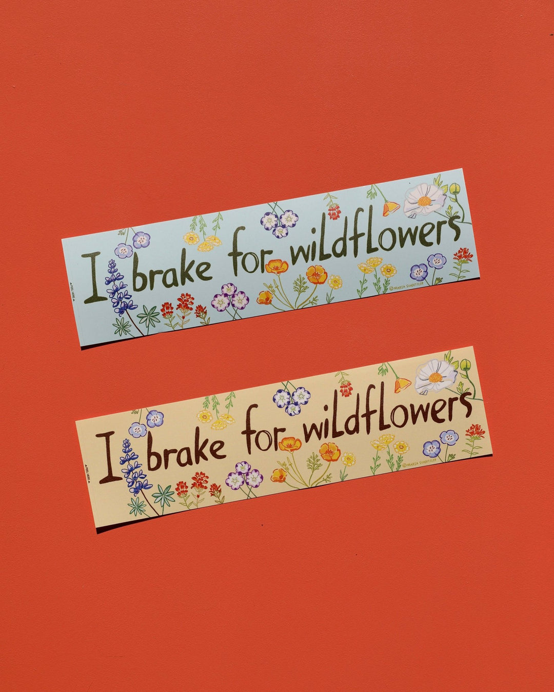 I Brake for Wildflowers Bumper Stickers - Meadow Collectivesticker