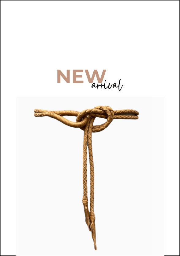 Iguazu Soga Belt - Cognac - OS - Meadow Collectivebelt