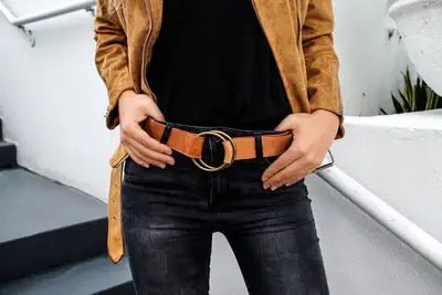 Josie Belt - Cognac - OS - Meadow Collective belt