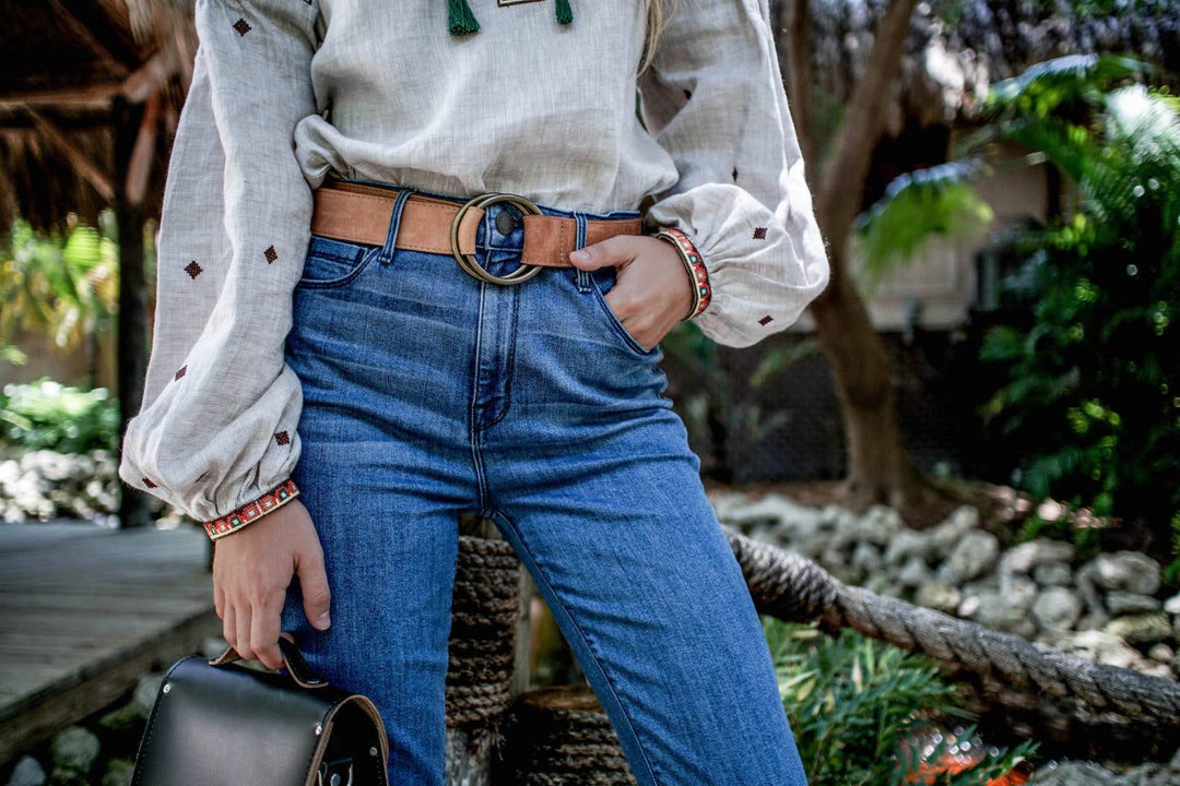 Josie Belt - Cognac - OS - Meadow Collective belt