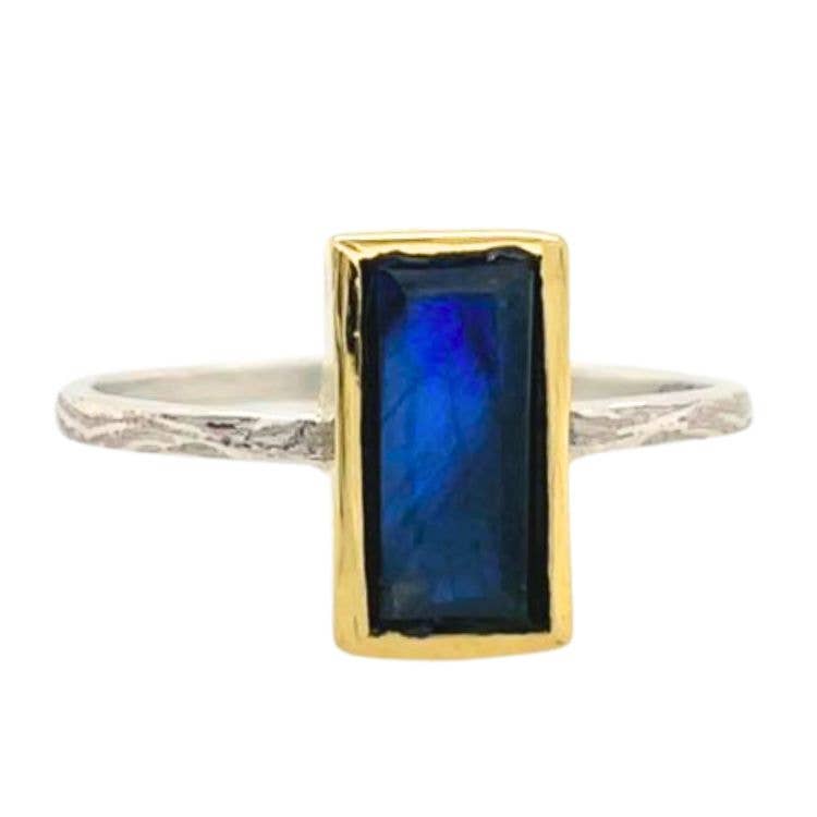 Labradorite Roman Ring - Meadow Collective ring