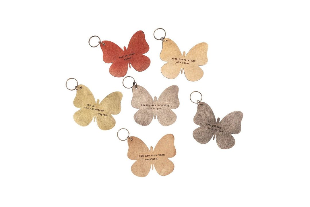Leather Butterfly Keychains - Meadow Collectivekeychain
