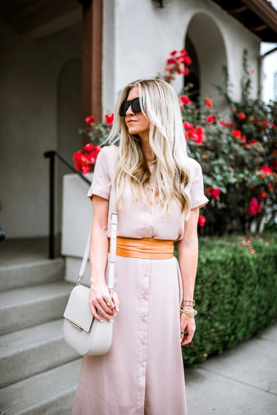 Leather Wrap Belt - Tan - Meadow Collectiveleather belt