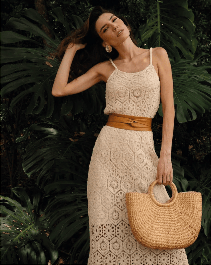 Leather Wrap Belt - Tan - Meadow Collectiveleather belt