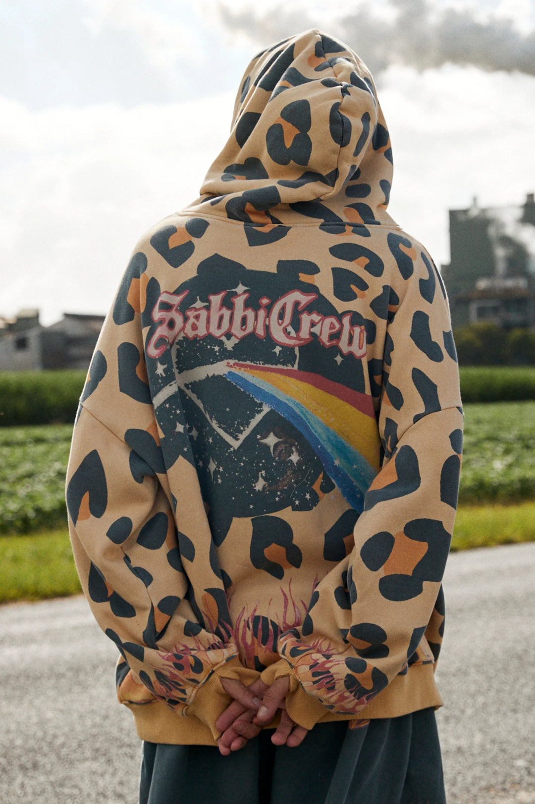 Sabbi Flaming Leopard Hoodie