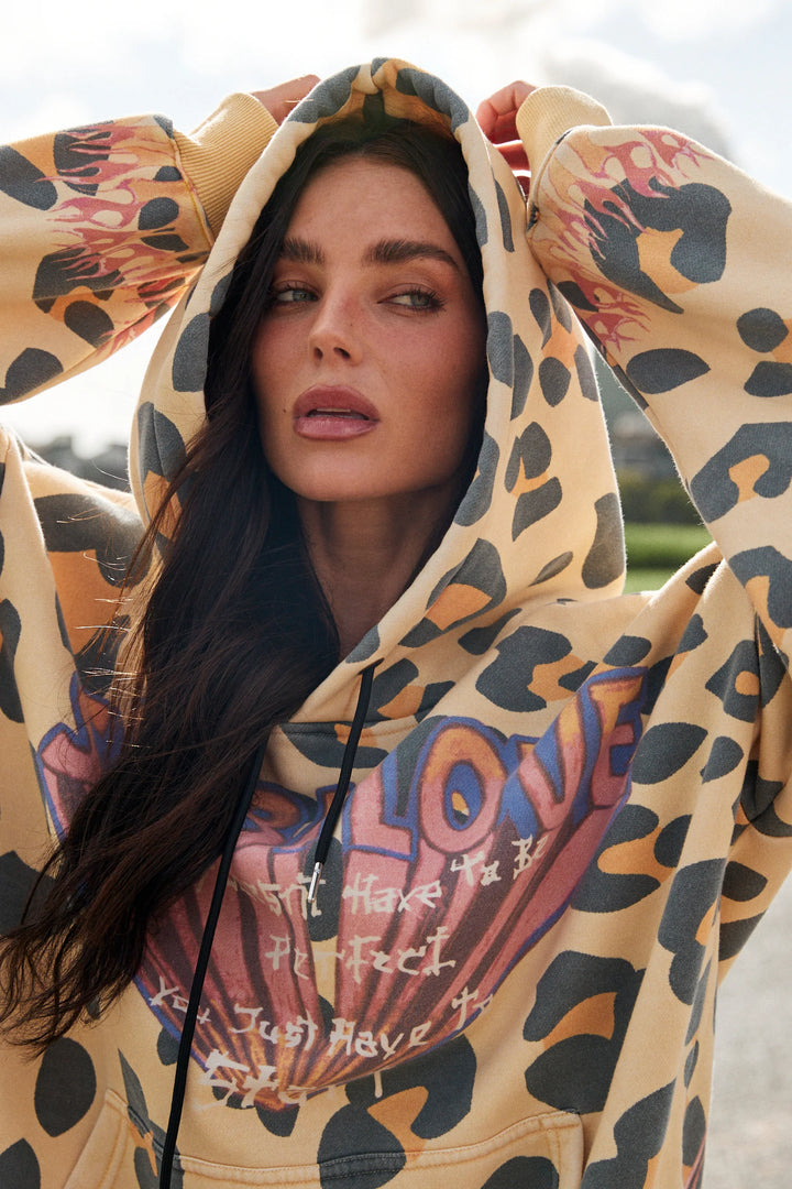 Sabbi Flaming Leopard Hoodie