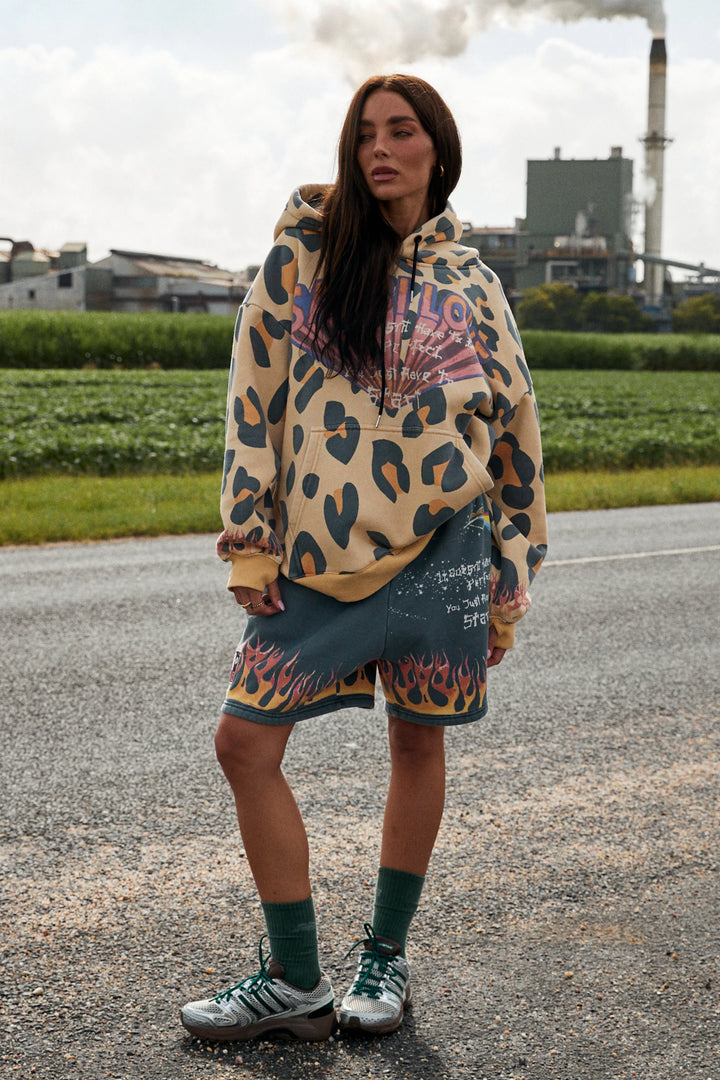 Sabbi Flaming Leopard Hoodie