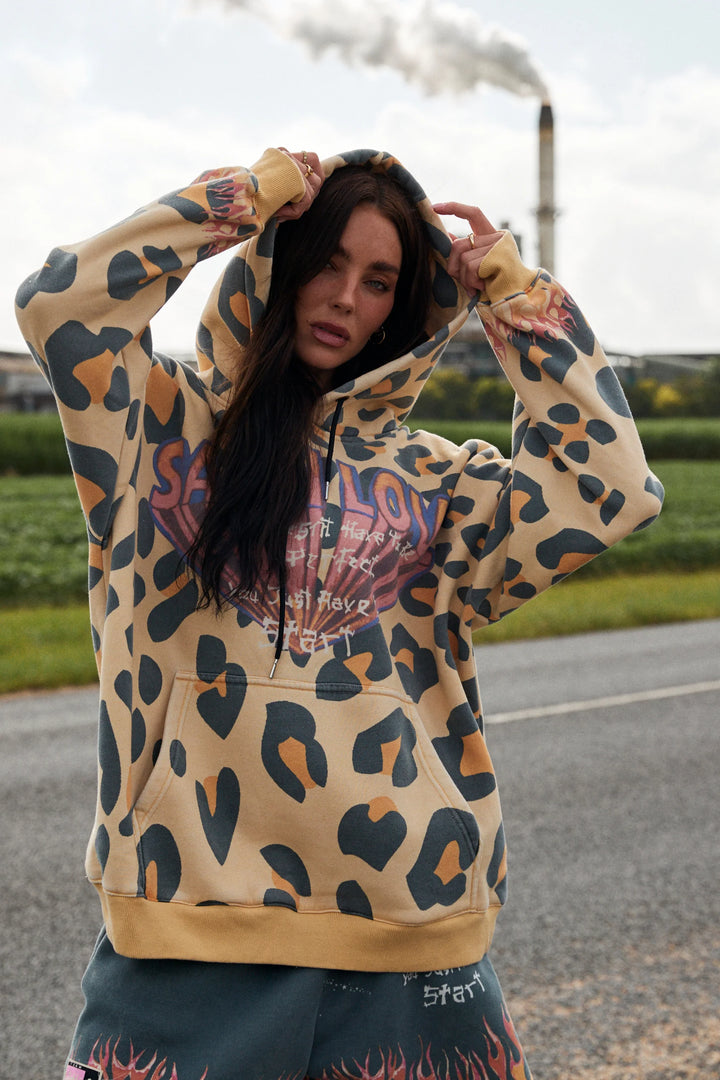 Sabbi Flaming Leopard Hoodie