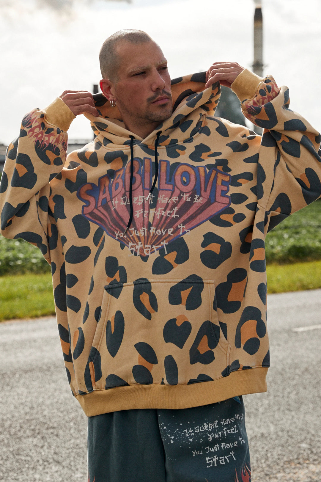 Sabbi Flaming Leopard Hoodie