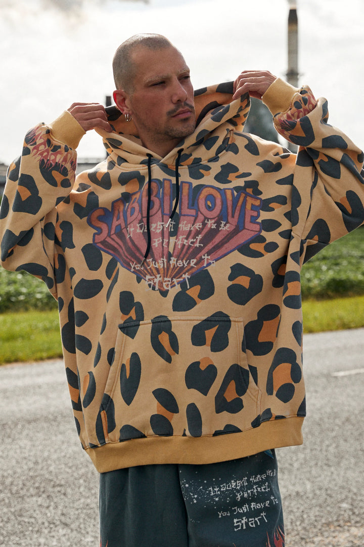 Sabbi Flaming Leopard Hoodie