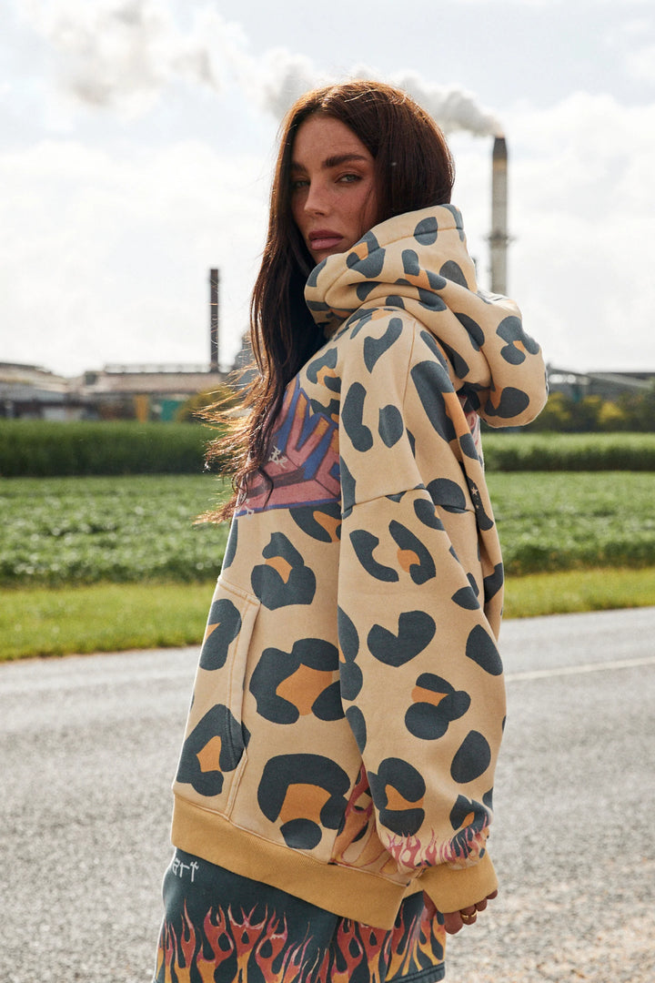 Sabbi Flaming Leopard Hoodie