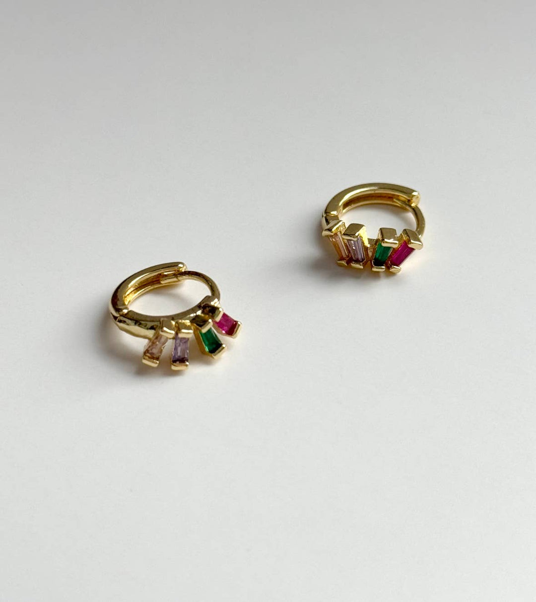 Little Gem Huggie Hoops  - Meadow Collectiveearrings