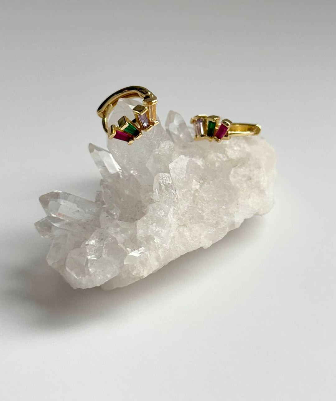 Little Gem Huggie Hoops  - Meadow Collectiveearrings