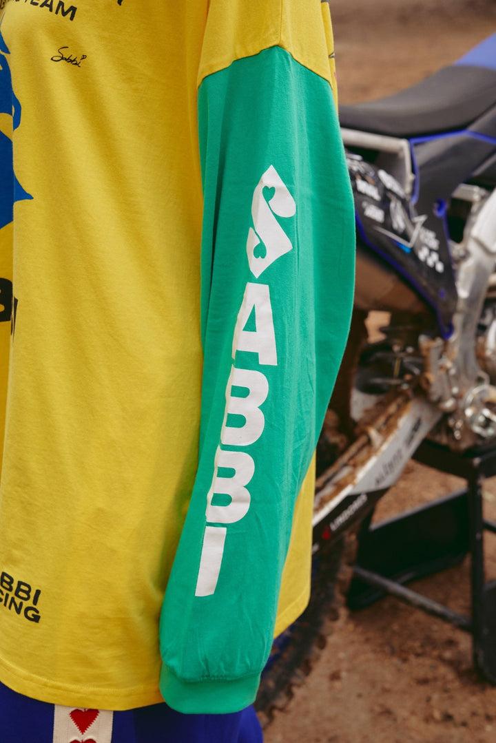 Long Sleeve Don't Quit Your Day Dream Oversize Tee - Yellow - Meadow Collectiveoversized tee