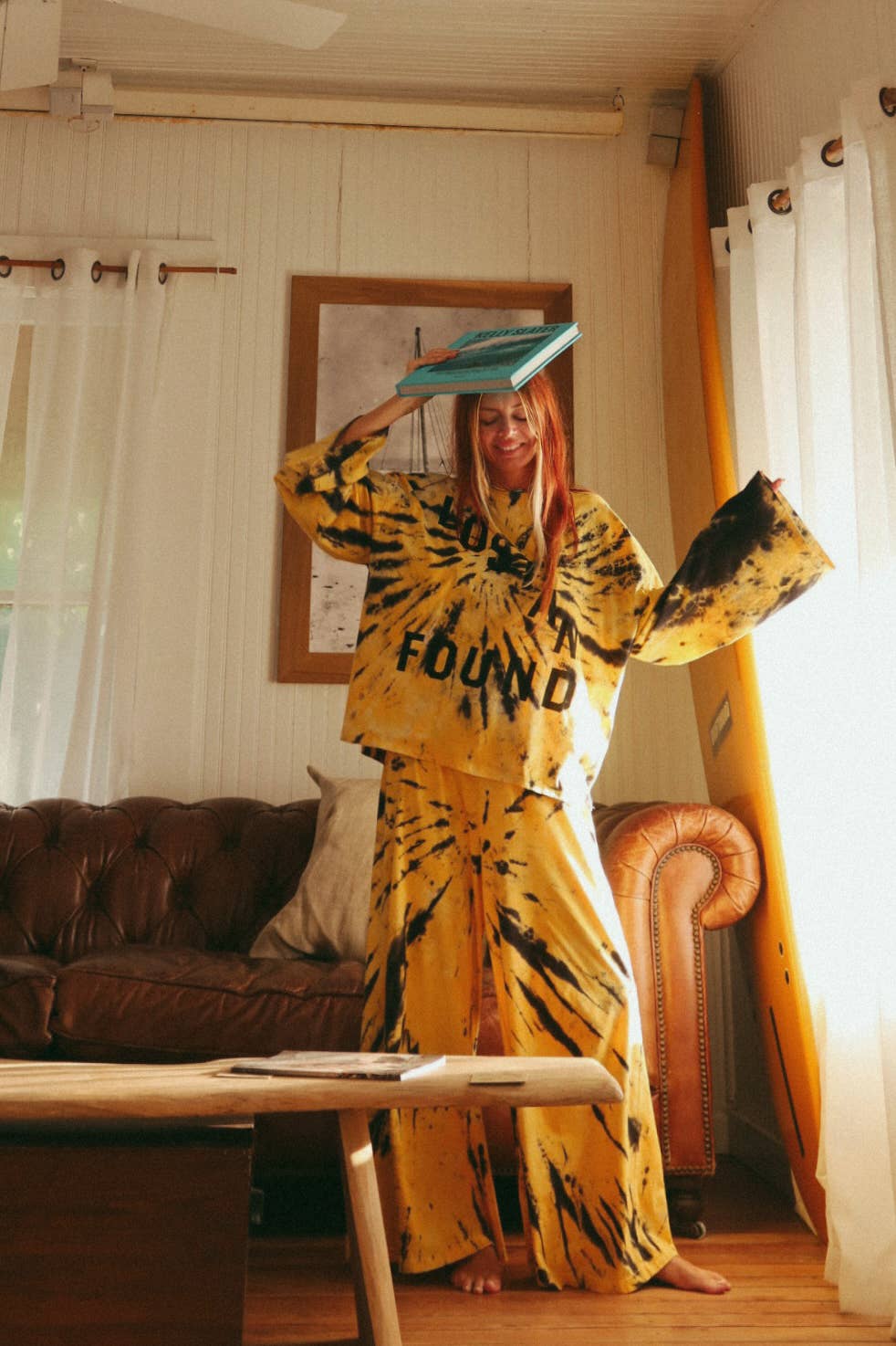 LOST & FOUND TIE-DYE BELL SLEEVE- Happy Little Mother - Meadow Collectivelong sleeve tee
