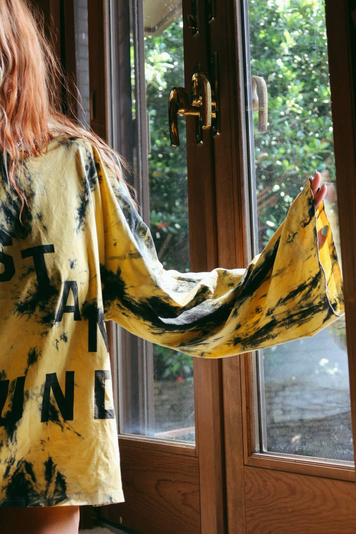 LOST &amp; FOUND TIE-DYE BELL SLEEVE- Happy Little Mother - Meadow Collectivelong sleeve tee