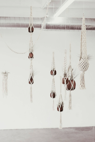 Meadow Collective Macrame Plant Hanger - Thumbnail 2