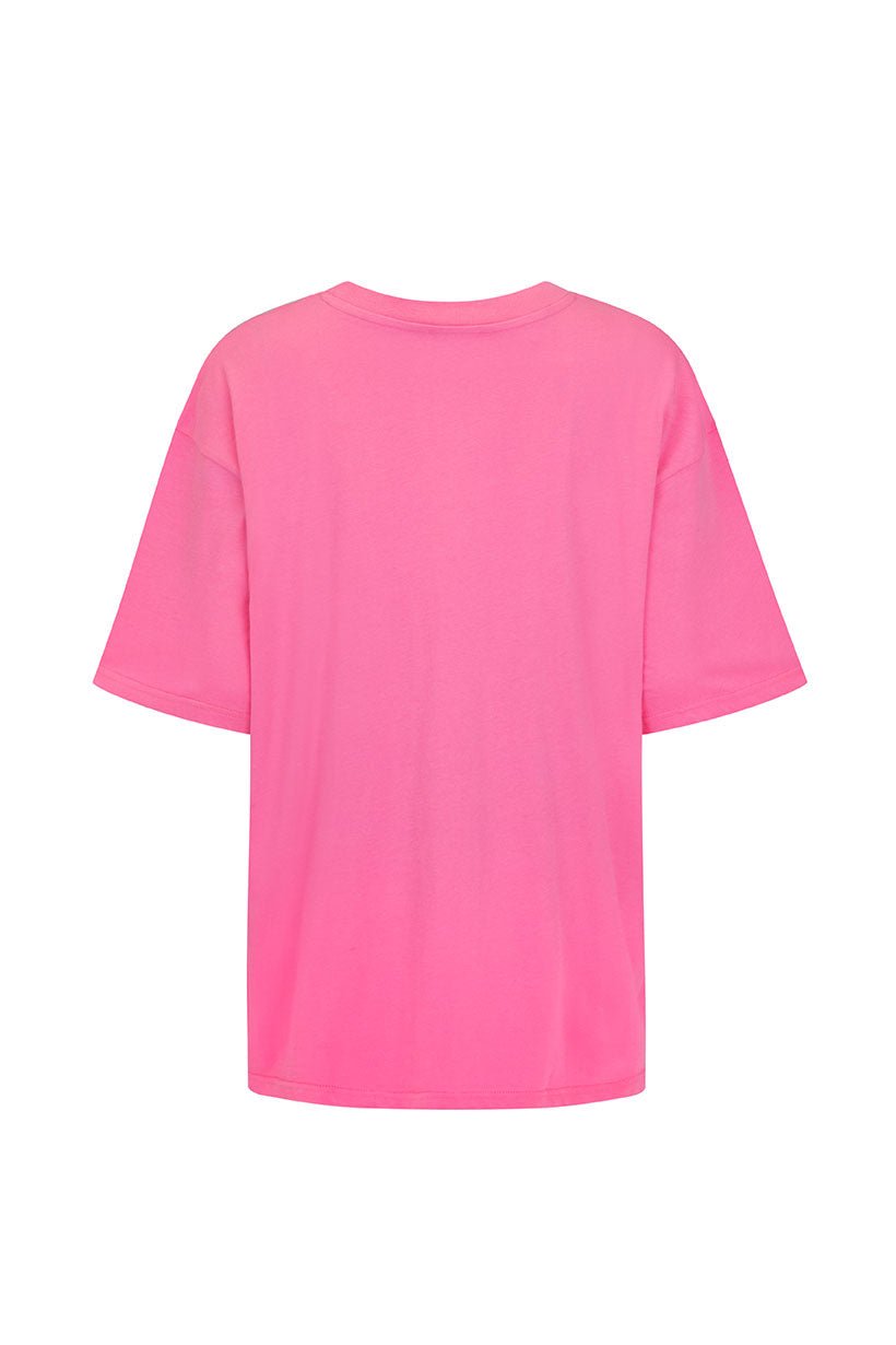 Marina Piccola Oversized Biker Tee Cosmos Pink - Meadow Collectiveoversized tee