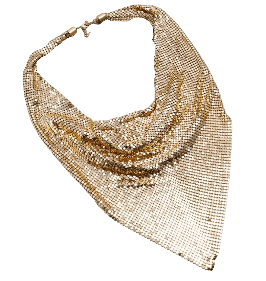 Mermaid Scale Chainmail Bandana Statement Necklace - Meadow CollectiveNecklace