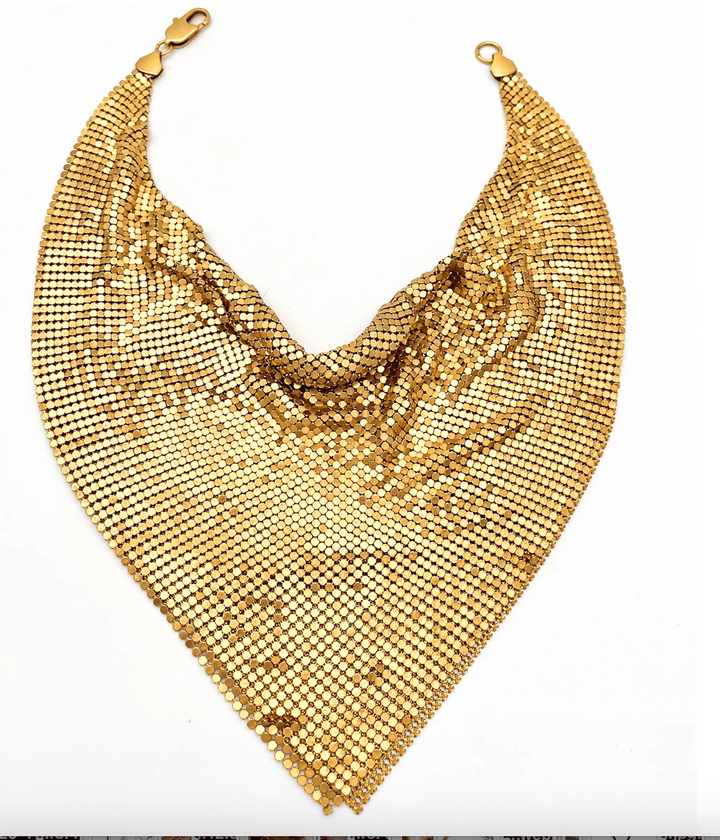 Mermaid Scale Chainmail Bandana Statement Necklace - Meadow CollectiveNecklace