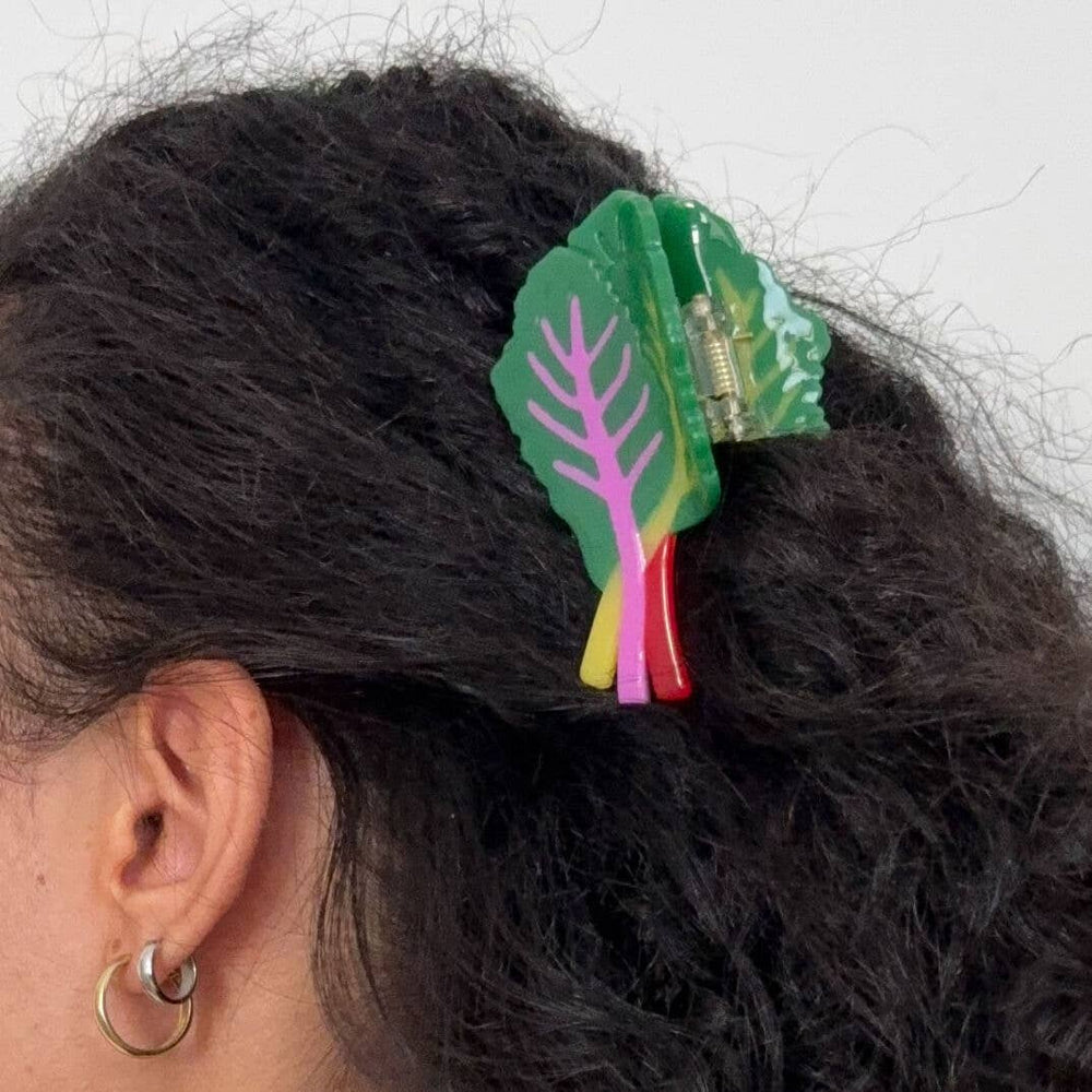Midi Rainbow Chard Hair Claw Clip - Meadow Collectivehair clip