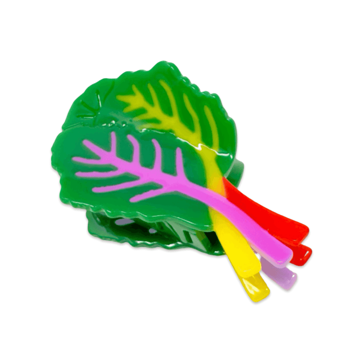 Midi Rainbow Chard Hair Claw Clip - Meadow Collectivehair clip