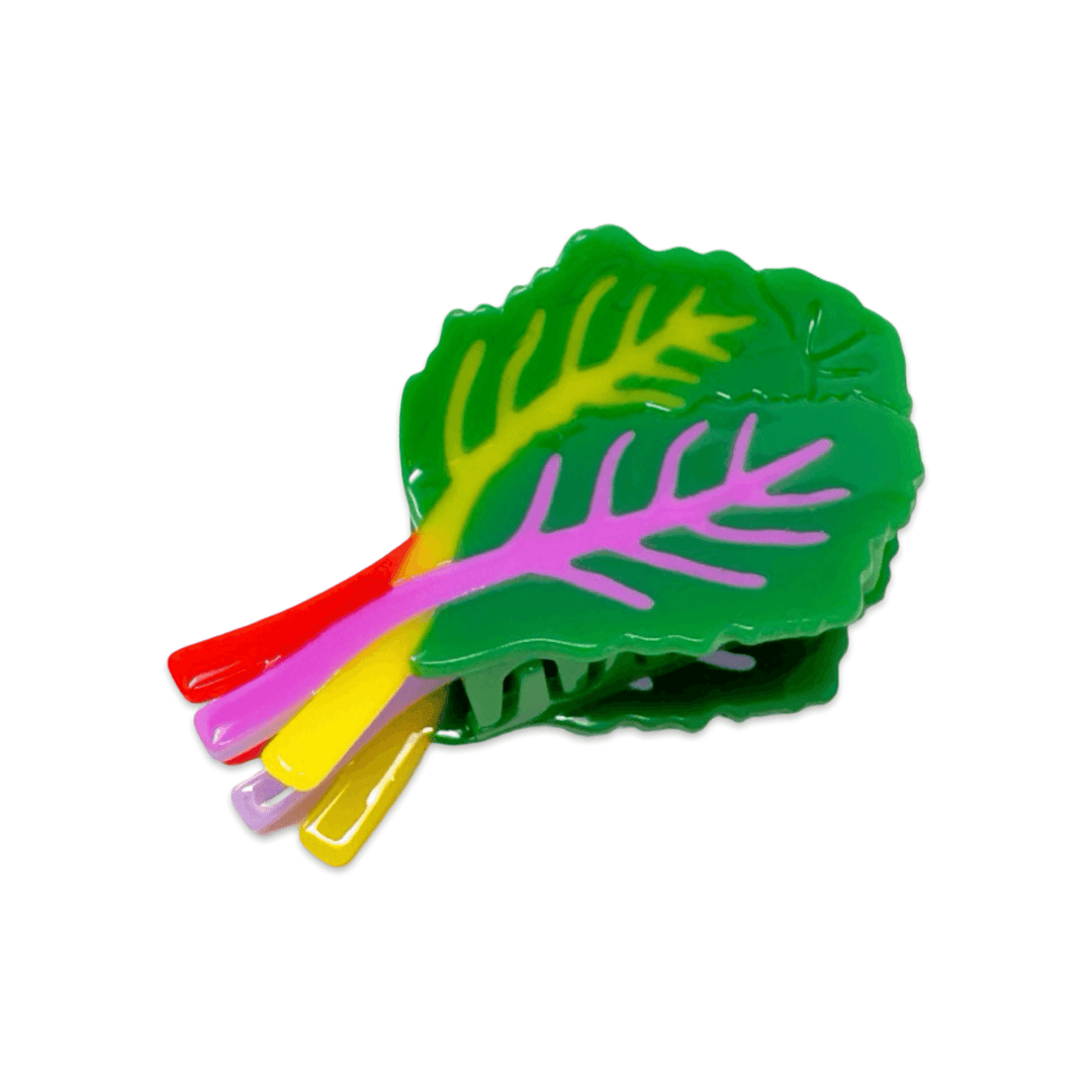 Midi Rainbow Chard Hair Claw Clip - Meadow Collectivehair clip