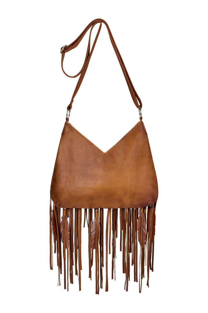 Mini Pocahontes Feather Bag Antique Medium Brown - Meadow CollectiveShoulder Bag