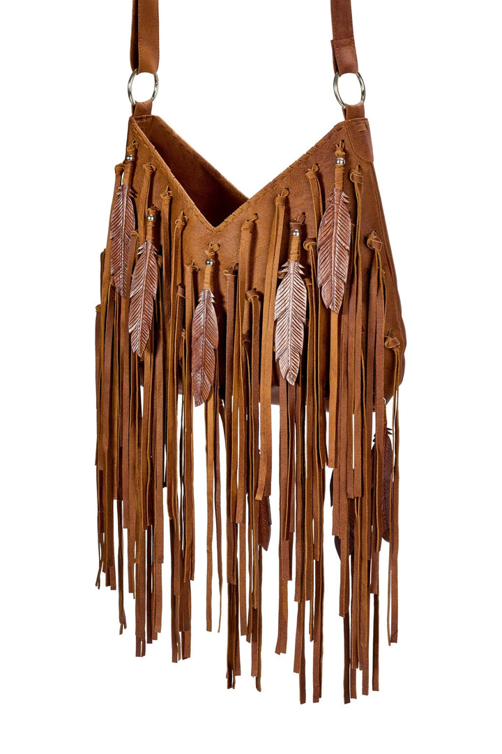 Mini Pocahontes Feather Bag Antique Medium Brown - Meadow CollectiveShoulder Bag