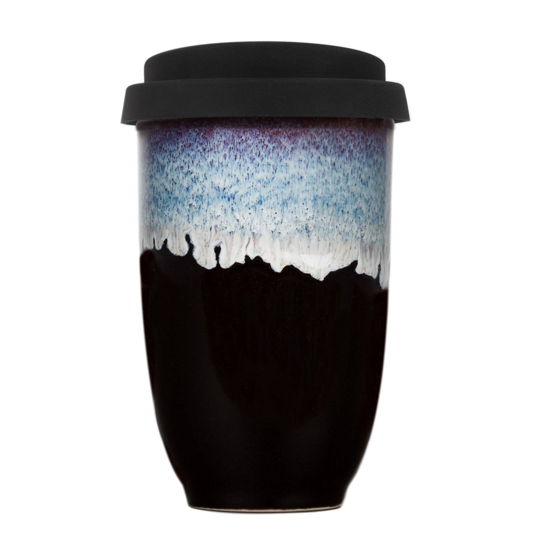 Monsoon Ceramic Mug – 12oz Reusable Cup with Lid - Meadow Collectivetravel mug