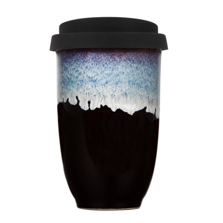Monsoon Ceramic Mug – 12oz Reusable Cup with Lid - Meadow Collectivetravel mug