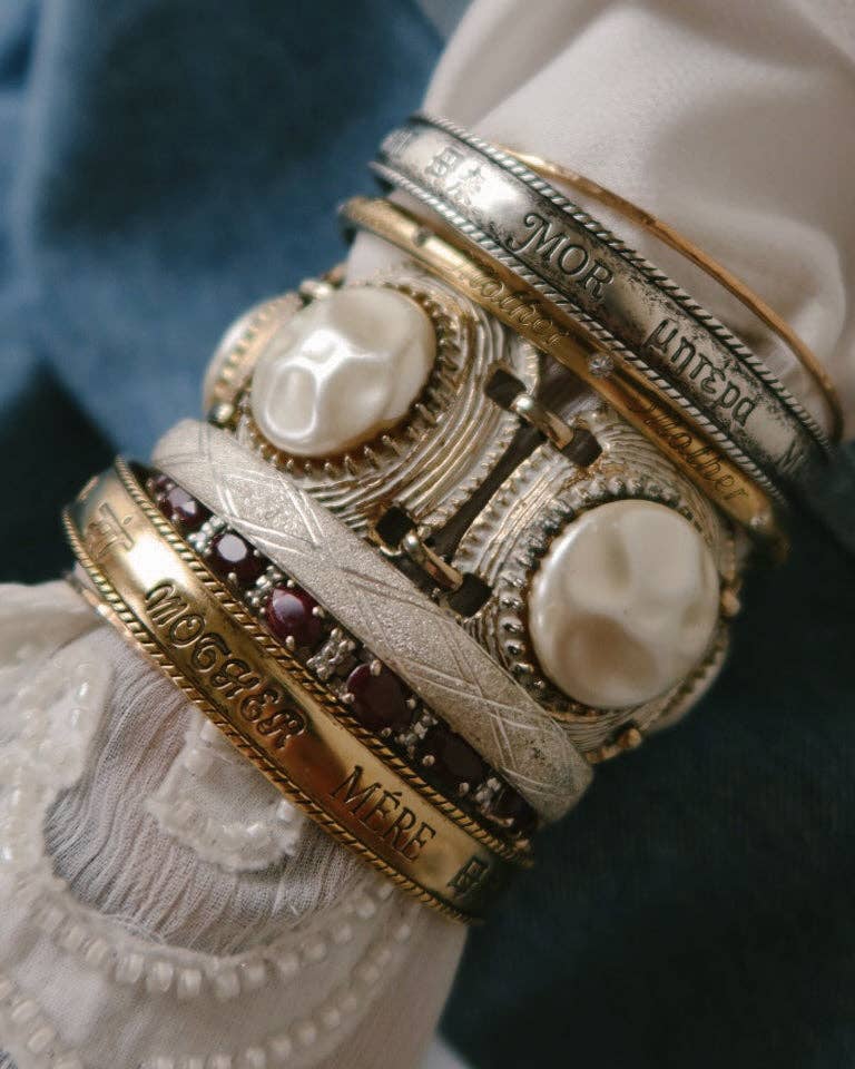 “Mother" in Every Language Vintage Bangle - Meadow Collectivebracelet
