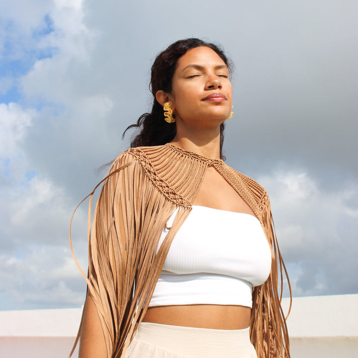 Munai Leia Macrame Top - Meadow CollectiveTop