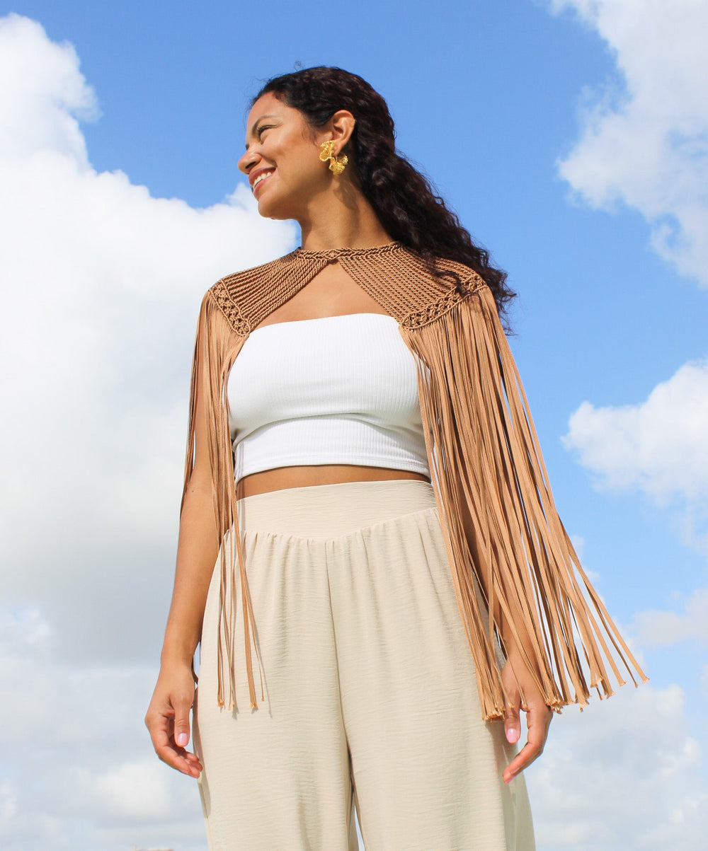 Munai Leia Macrame Top - Meadow CollectiveTop